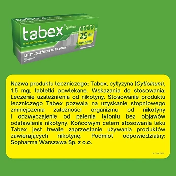Tabex, tabletki, 100 szt.