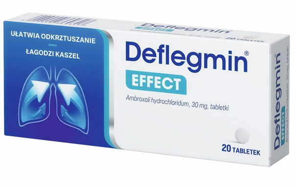 Deflegmin Effect, tabletki ułatwiające odkrztuszanie, 20 szt.