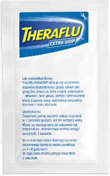 Theraflu ExtraGRIP, proszek na objawy przeziębienia i grypy, 10 sasz.