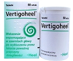 Vertigoheel tabletki wspomagające w zawrotach głowy, 50 szt.