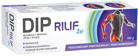 Dip Rilif 50 mg/g + 30 mg/g, żel, 100 g