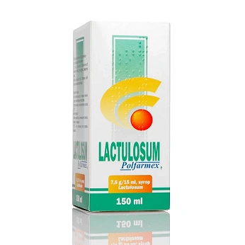 Lactulosum , syrop na zaparcia i niewydolność wątroby, butelka 150 ml