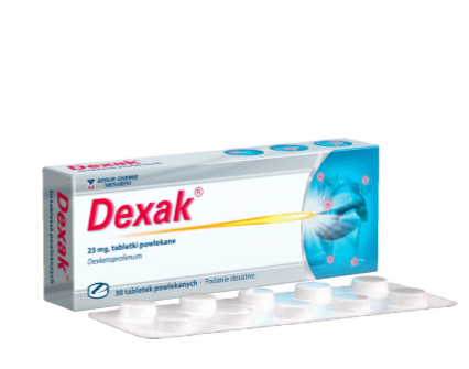 Dexak tabletki na ból o słabym i średnim nasileniu, 30 szt.