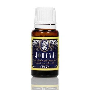 Jodyna, roztwór do dezynfekcji skóry i otarć, butelka 10 g