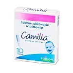 Camilia roztwór doustny na bolesne ząbkowanie u niemowląt, 10 ampułek 1 ml