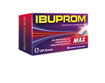 Ibuprom Max tabletki przeciwzapalne, przeciwbólowe, przeciwgorączkowe, 48 szt.