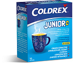 Coldrex Junior C, proszek na objawy przeziębienia i grypy u dzieci, 10 saszetek