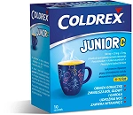 Coldrex Junior C, proszek na objawy przeziębienia i grypy u dzieci, 10 saszetek