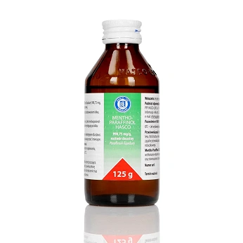 Mentho-paraffinol Hasco, roztwór na zaparcia o działaniu przeczyszczającym, butelka 125 g