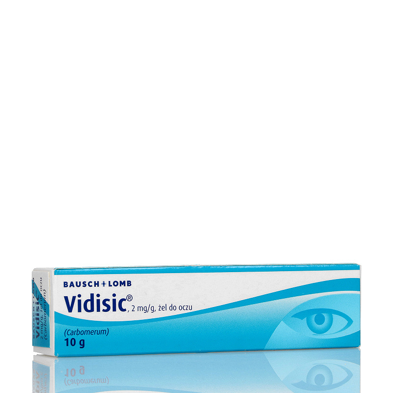 Vidisic żel do obajawowego leczenia suchego zapalenia rogówki i spojówek, tuba 10 g