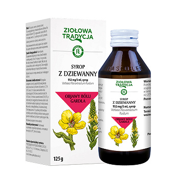 Ziołowa Tradycja, syrop z dziewanny, 125 g