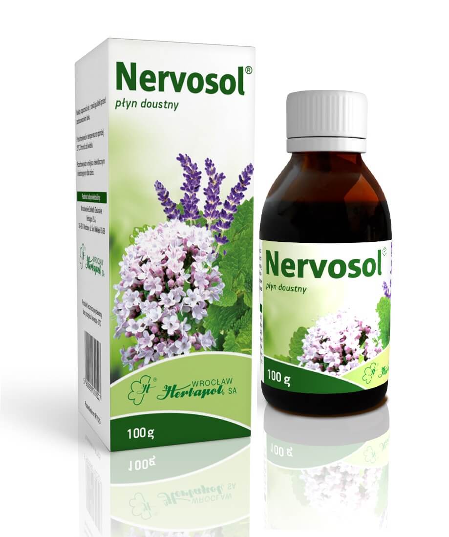  Nervosol płyn na łagodne stany napięcia nerwowego, 100 g