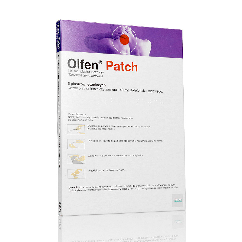 Olfen Patch plaster leczniczy, 5 szt.