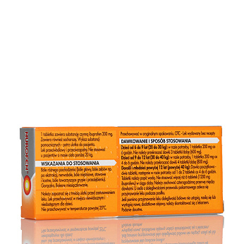 Nurofen, tabletki na ból różnego pochodzenia o słabym i umiarkowanym nasileniu, 6 szt.