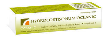 Hydrocortisonum Oceanic, krem łagodzący podrażnienia skórne po ukąszeniu owadów, 15 g