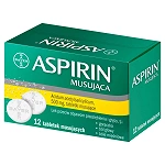 Aspirin Ultra Fast  tabletki musujące przeciw objawom przeziębienia i grypy, 12 szt.