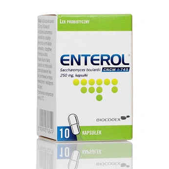 Enterol, kapsułki na objawy biegunki i profilaktykę, 10 szt.