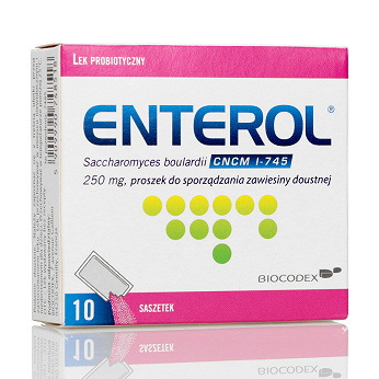 Enterol, proszek na objawy biegunki i profilaktykę, 10 sasz.