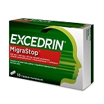 Excedrin Migra Stop tabletki doraźne na bóle głowy i migreny, 10 szt.