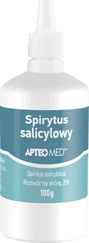 Spirytus salicylowy APTEO MED, roztwór do odkażania skóry, butelka 100 g
