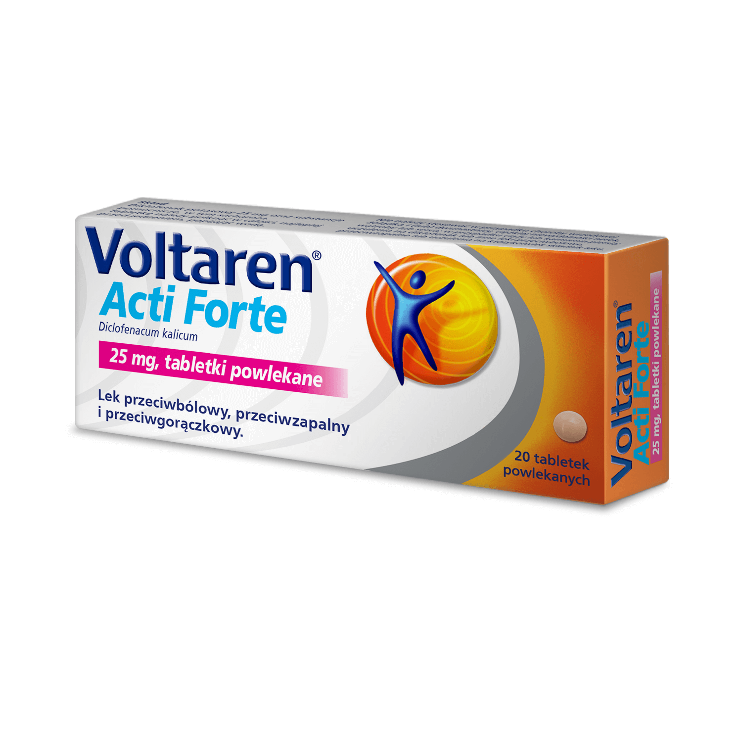 Voltaren Acti Forte , tabletki na ból mięśni i bóle reumatyczne, 20 szt.
