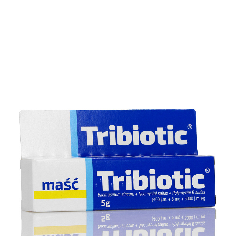 Tribiotic, maść bakteriobójcza na rany, zadrapania, oparzenia, tuba 5 g
