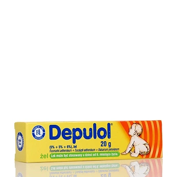 Depulol, żel na przeziębienie oraz trudności z odkrztuszaniem i kaszlem, tuba 20 g