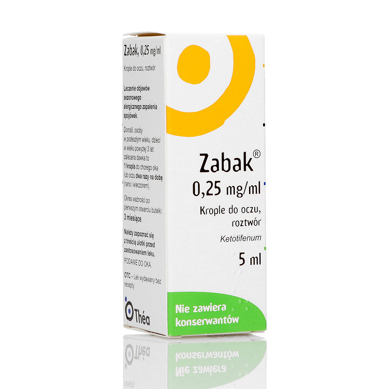 Zabak, krople, butelka 5 ml