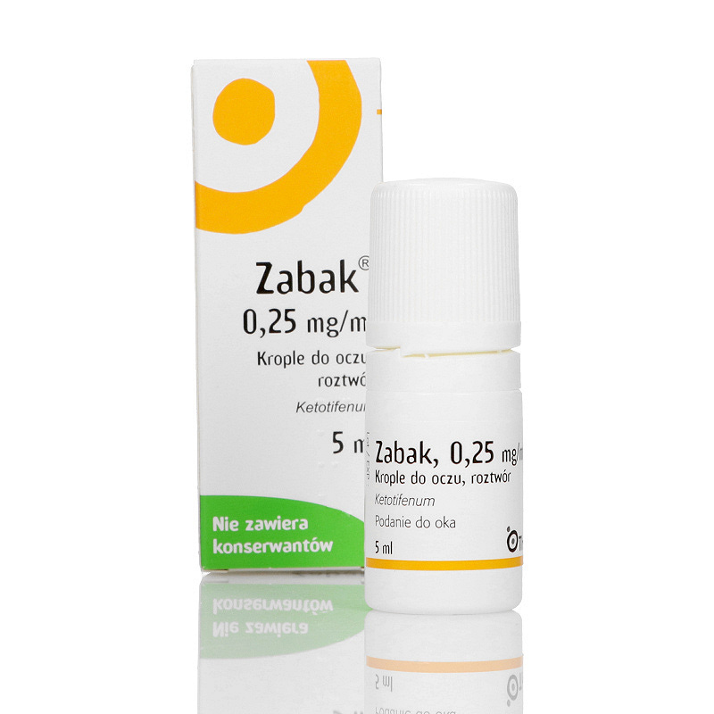 Zabak, krople, butelka 5 ml