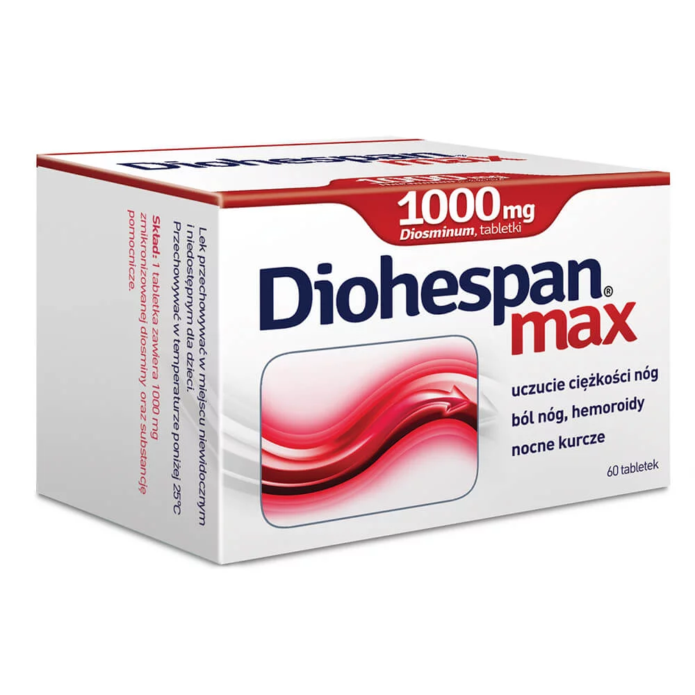 Diohespan max, tabletki na żylaki, 60 szt.