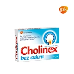 Cholinex pastylki w stanach zapalnych gardła i jamy ustnej bez cukru, 16 szt.