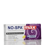 NO-SPA Max tabletki rozkurczowe na ból brzucha, 20 szt.