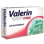 Valerin max tabletki uspokajające w stanach napięcia nerwowego i niepokoju, 10 szt.