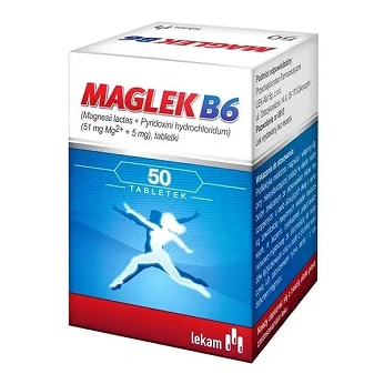 Maglek B6, tabletki z witaminą B6, 50 szt.