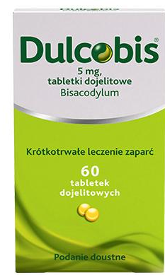 Dulcobis, tabletki do krótkotrwałe leczenie zaparć, 60 szt.