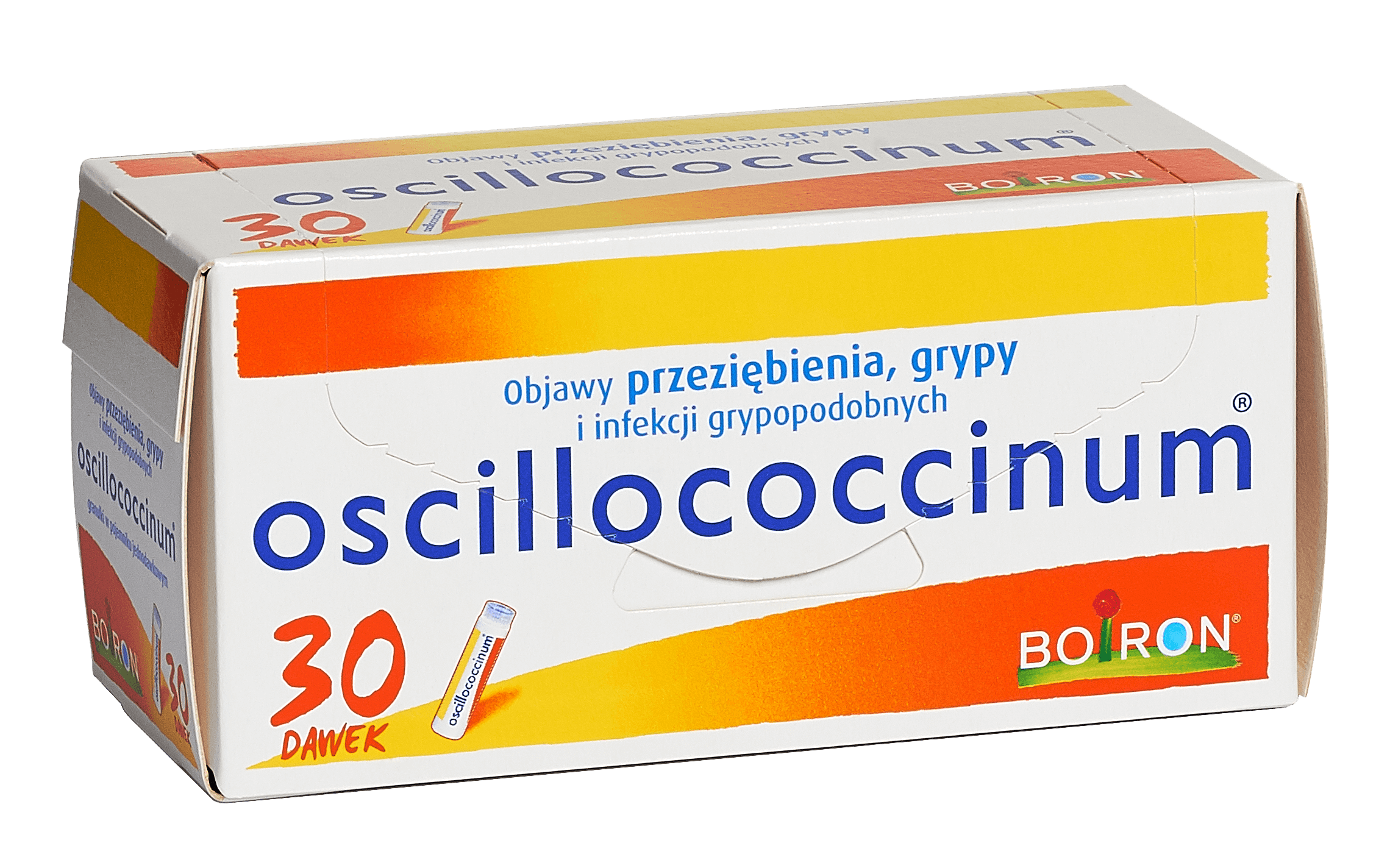 Oscillococcinum granulki na objawy przeziębienia i grypy, 30 dawek
