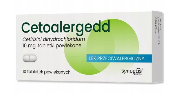 Cetoalergedd 10 mg  10 tabletek powlekanych