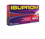Ibuprom Max tabletki przeciwzapalne, przeciwbólowe, przeciwgorączkowe, 12 szt.