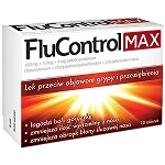 FluControl MAX tabletki na objawy przeziębienia i grypy, 10 szt.