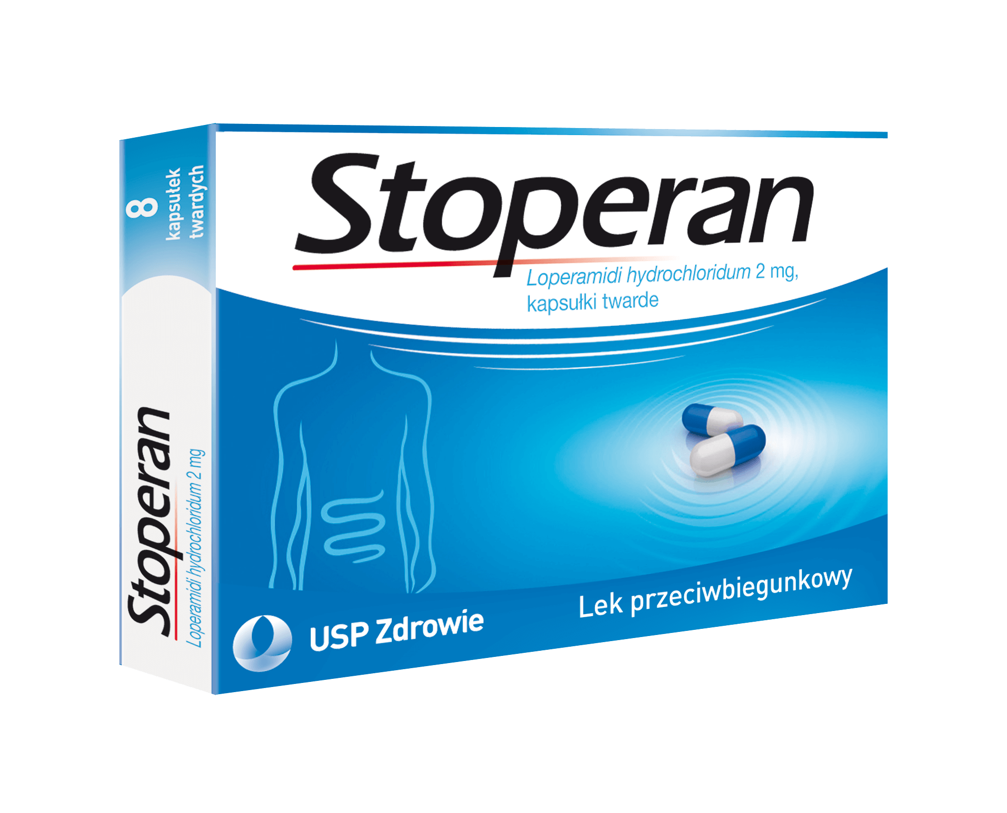 Stoperan kapsułki na biegunkę, 8 szt.