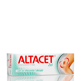 Altacet, żel na obrzęk po stłuczeniach tkanek i stawów, tuba 75 g