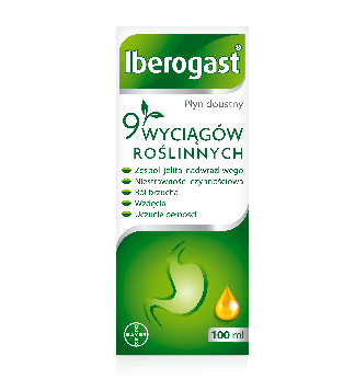 Iberogast , płyn doustny na zaburzenia żołądkowo-jelitowe, 100 ml