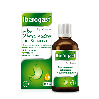 Iberogast , płyn doustny na zaburzenia żołądkowo-jelitowe, 100 ml