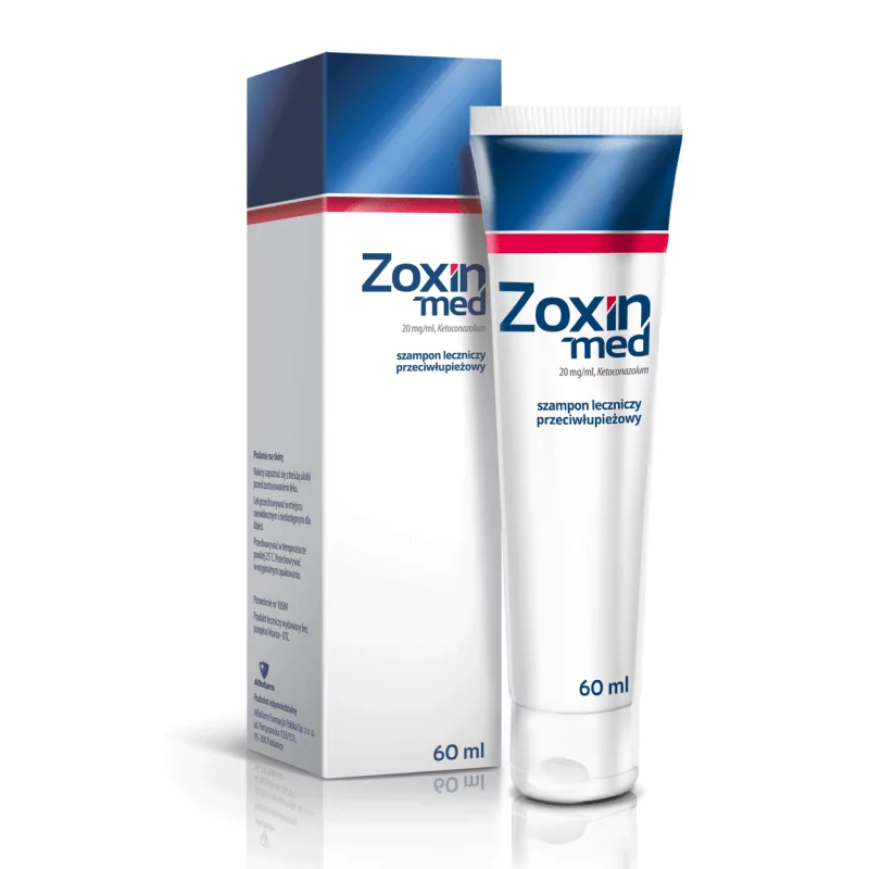 Zoxin-med, szampon leczniczy przeciwłupieżowy, butelka 60 ml