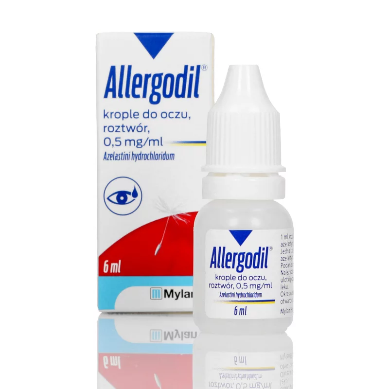 Allergodil, krople na alergiczne zapalenie spojówek, butelka 6 ml