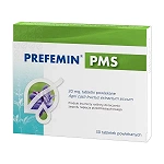 Prefemin PMS tabletki lecznicze roślinne do leczenia napięcia przedmiesiączkowego, 30 szt. 