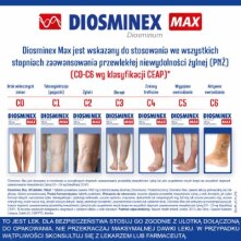 Diosminex Max, tabletki na uczucie ciężkich nóg oraz nocne skurcze, 30 szt.