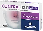 Contrahist Allergy tabletki na alergiczne zapalenie błony śluzowej nosa, 10 szt.