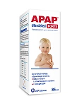 Apap dla dzieci Forte zawiesina na ból o słabym i umiarkowanym nasileniu oraz gorączkę dla dzieci, butelka 85 ml