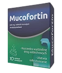 Mucofortin tabletki musujące ułatwiające odksztuszanie, 10 szt.